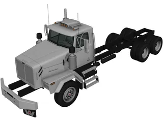 Western Star 4900 SB (2008) 3D Model preview