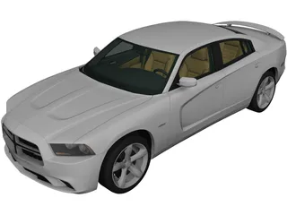 Dodge Charger LX (2011) 3D Model preview