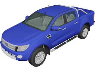 Ford Ranger T6 (2011) 3D Model preview
