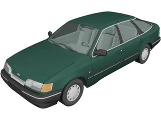 Ford Scorpio Hatchback (1985) 3D Model preview