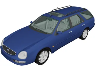 Ford Scorpio Wagon (1994) 3D Model preview