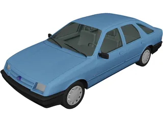 Ford Sierra Hatchback (1984) 3D Model preview