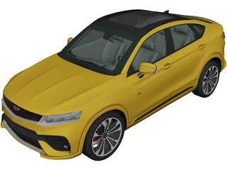 Geely Xingyue (2019) 3D Model preview