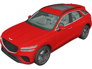 Genesis GV70 Sport (2022) 3D Model preview