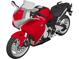 Honda VFR 1200 F (2015) 3D Model preview