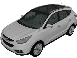 Hyundai ix35 (2011) 3D Model preview
