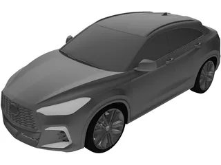 Infiniti QX55 (2022) 3D Model preview