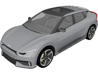 Kia EV6 GT (2022) 3D Model preview