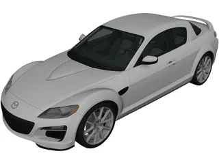 Mazda RX-8 (2008) 3D Model preview