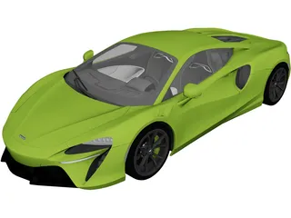 McLaren Artura (2022) 3D Model preview