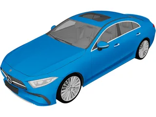 Mercedes-Benz CLS (2022) 3D Model preview