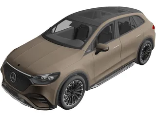 Mercedes-Benz EQE SUV (2023) 3D Model preview