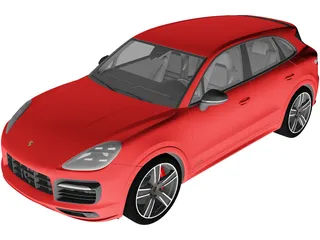 Porsche Cayenne GTS (2020) 3D Model preview