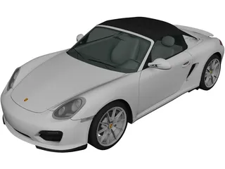 Porsche Boxster Spyder (2011) 3D Model preview
