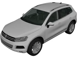 Volkswagen Touareg (2010) 3D Model preview