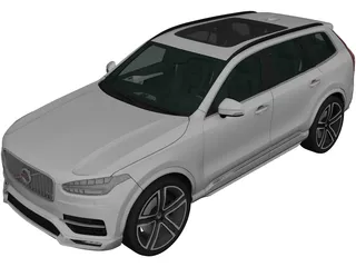 Volvo XC90 (2016) 3D Model preview
