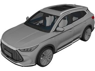 BYD Song Plus 3D Model preview