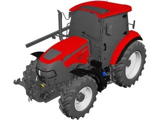 Case IH Farmall C Series 3D Model preview