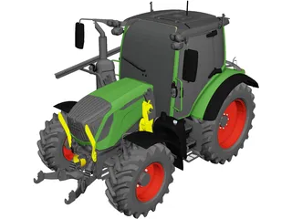 Fendt 300 Vario 3D Model preview