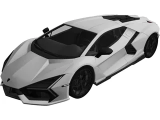 Lamborghini Revuelto (2023) 3D Model preview