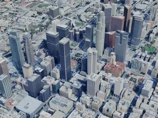 Los Angeles City, USA (2024) 3D Model preview