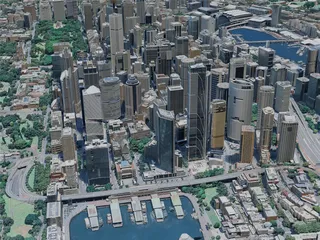 Sydney City, Australia (2023) 3D Model preview
