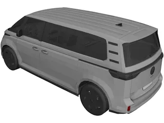 Volkswagen ID Buzz GTX 3D Model preview