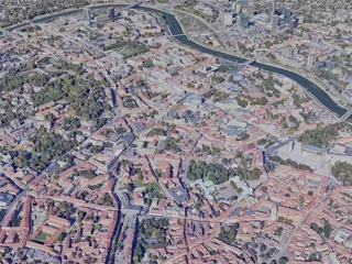 Vilnius City, Lithuania (2023) 3D Model preview