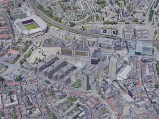 Eindhoven City, Netherlands (2022) 3D Model preview