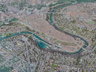 Bern City, Switzerland (2023) 3D Model preview