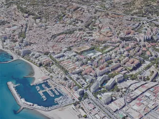 Marbella City, Spain (2023) 3D Model preview