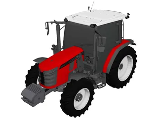 Massey Ferguson MF 4700 M 3D Model preview