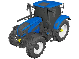 New Holland T6 Series 3D Model preview