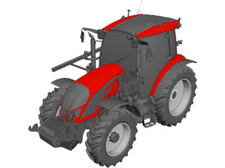 Valtra A Series 3D Model preview
