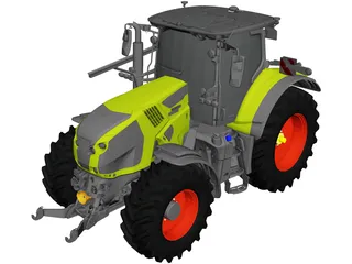 CLAAS Axion 870-800 3D Model preview