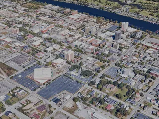 Augusta City, GA, USA (2023) 3D Model preview