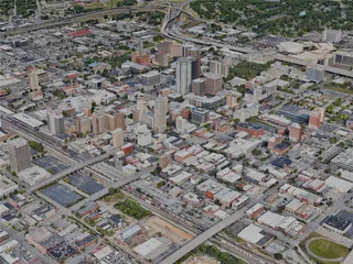 Birmingham City, AL, USA (2023) 3D Model preview