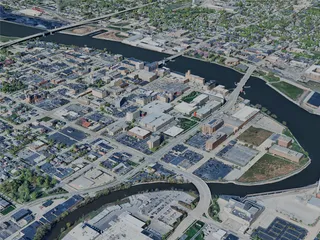 Green Bay City, WI, USA (2024) 3D Model preview