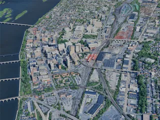 Harrisburg City, PA, USA (2024) 3D Model preview