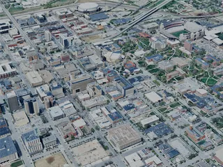 Lincoln City, NE, USA (2024) 3D Model preview
