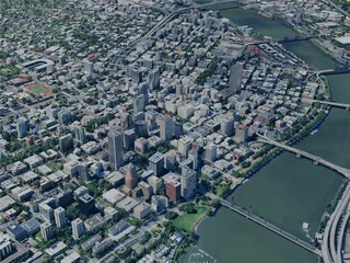 Portland City, OR, USA (2024) 3D Model preview
