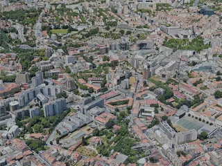 Porto City, Portugal (2023) 3D Model preview