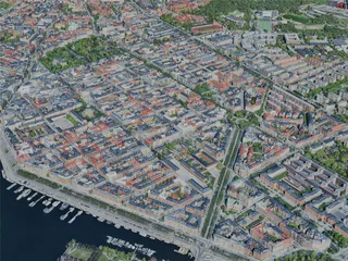 Stockholm City, Sweden (2023) 3D Model preview