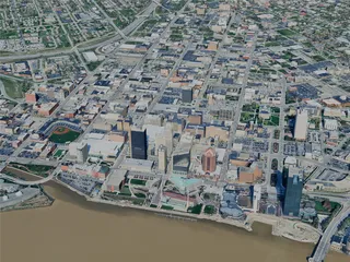 Toledo City, OH, USA (2024) 3D Model preview