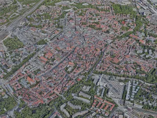 Augsburg City, Germany (2023) 3D Model preview