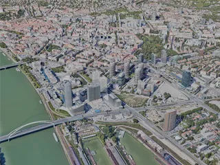 Bratislava City, Slovakia (2023) 3D Model preview