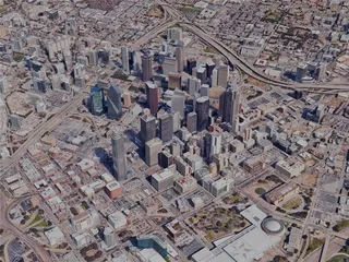 Dallas City, TX, USA (2024) 3D Model preview