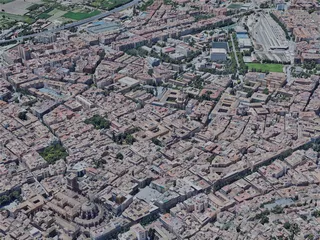 Granada City, Spain (2023) 3D Model preview