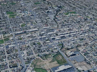Porterville City, CA, USA (2023) 3D Model preview