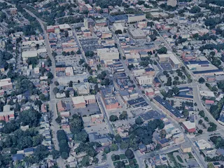 Poughkeepsie City, NY, USA (2023) 3D Model preview